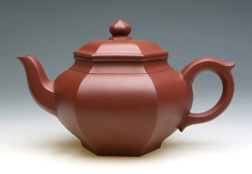 郁晴紫砂壶 六方灯宫 