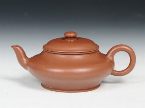 张暗军紫砂壶 扁灯 