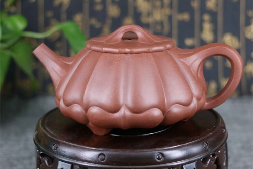 徐美娴紫砂壶 菱花石瓢 