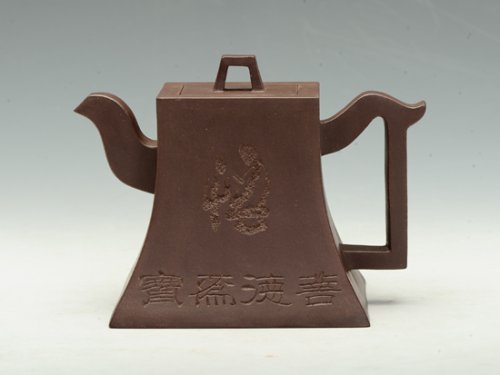 任祁英紫砂壶 升方 