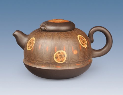 冯建平紫砂壶 大智若愚 