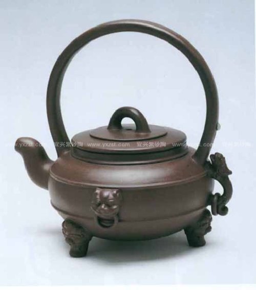 李昌鸿紫砂壶 矮石瓢 