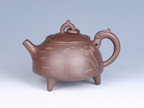 曾红清紫砂壶 - 三脚玲珑 - 
