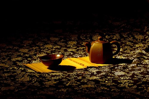 丁旭升紫砂壶 方山水诗文 