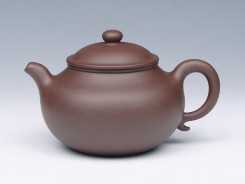 钱红月紫砂壶 莲子壶 