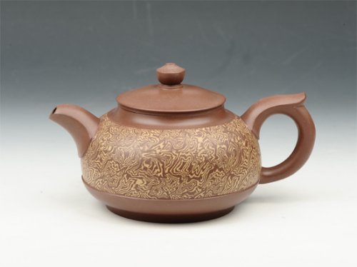 邵慧琴紫砂壶 大团圆 450cc 原矿清水泥 段泥 