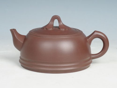 邵文紫砂壶 双线如意 