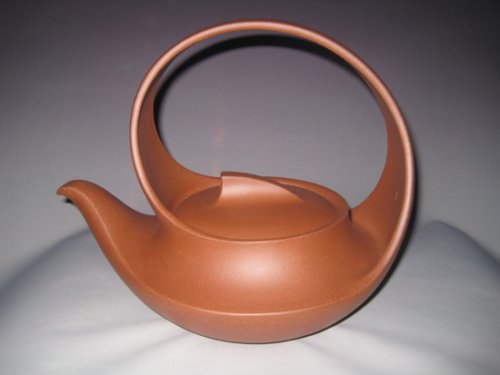 范伯勤紫砂壶 曲壶 800CC 