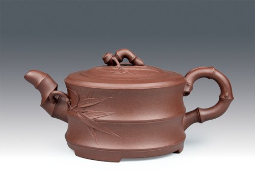 冯盘军紫砂壶 春竹 