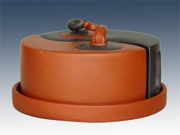 史小玉紫砂壶 阴阳太极壶 