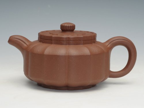 张太友紫砂壶 宝菱壶 