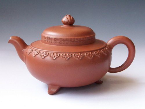 范云松紫砂壶 云肩如意 