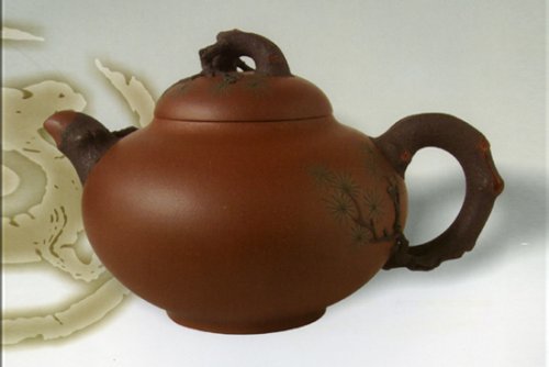 应晓忠紫砂壶 迎客壶 