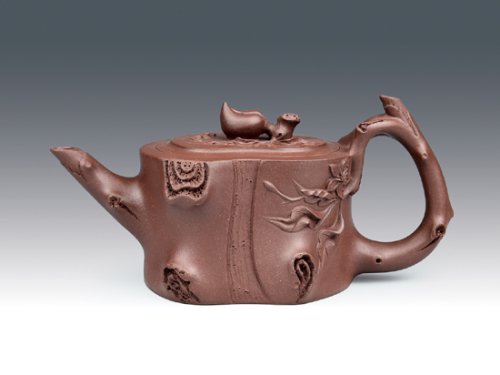 冯盘军紫砂壶 寿桃桩 