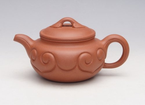陆仕兴紫砂壶 仿古如意 