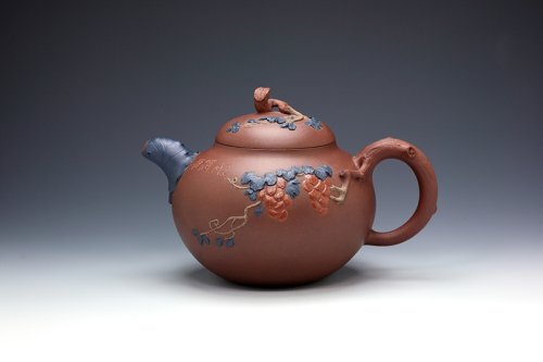 毛国强紫砂壶 欲滴壶 