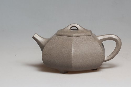 王联芳紫砂壶 六方石瓢 