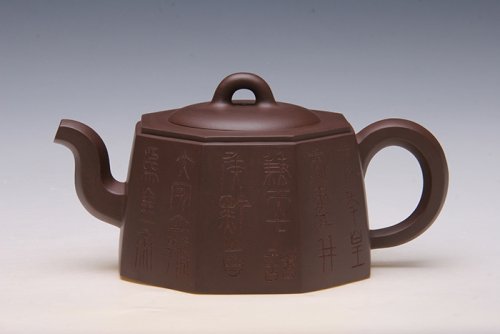 刘红仙紫砂壶 八方壶 