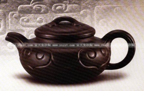 薛卫平紫砂壶 仿古如意 