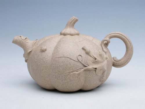 李锡良紫砂壶 扁南瓜 