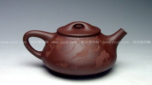 吴建平紫砂壶 中石瓢2 