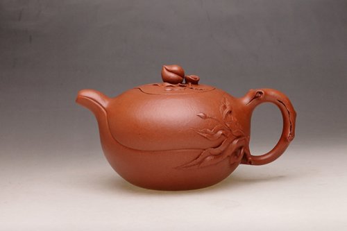 许亚均紫砂壶 寿桃 