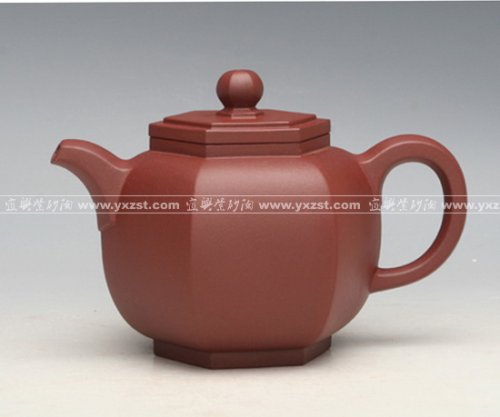 潘国良紫砂壶 六方高灯 