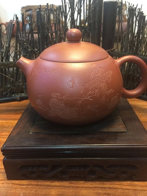 张伟军紫砂壶 西施壶 