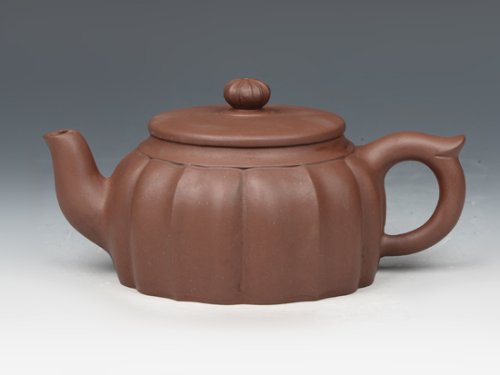 董建忠紫砂壶 菱花 