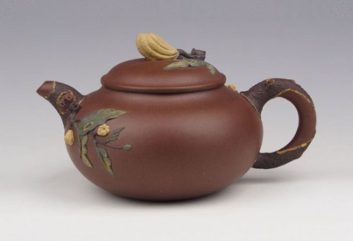 汤建林紫砂壶 佛手 