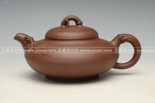 方勤平紫砂壶 合欢竹12000 