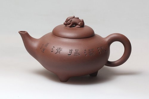 张洁紫砂壶 宝鼎 