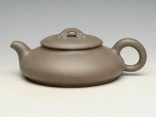 邵文紫砂壶 扁如意 