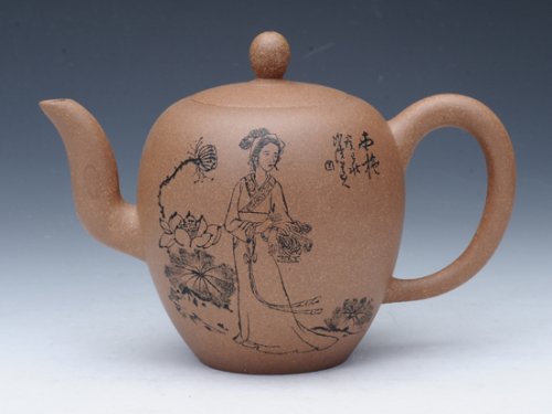 周亚萍紫砂壶 美人肩 