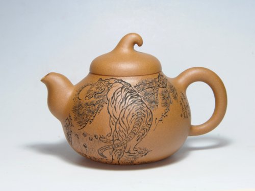 吴秋平紫砂壶 茄段 