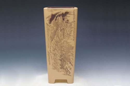 储凌云紫砂壶 四品书香花瓶 