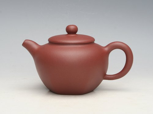 蒋亚萍紫砂壶 圆六方 泥料：底槽清 