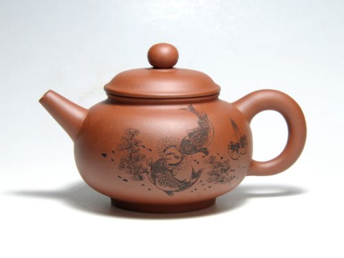 吴秋平紫砂壶 扁玉 