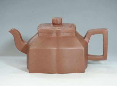 史和兴紫砂壶 福菱四方 