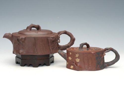 余颖紫砂壶 树桩 