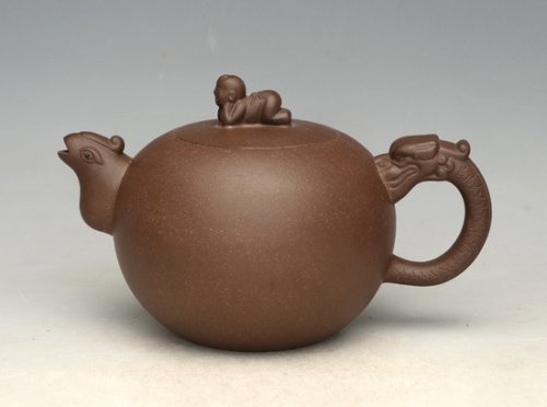庄涵紫砂壶 望子成龙（凤） 