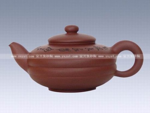 周志君紫砂壶 线圆 