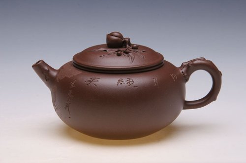 潘跃明紫砂壶 納福壶 