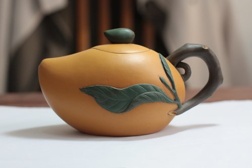钱午生紫砂壶 芒果壶 