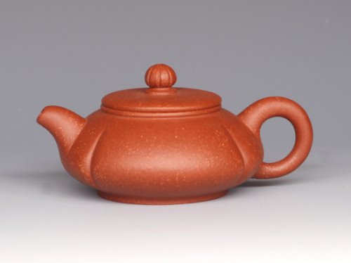 陶红月紫砂壶 菊蕾(全手工) 