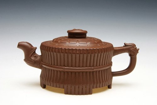 刘红仙紫砂壶 八卦龙头一捆竹壶 