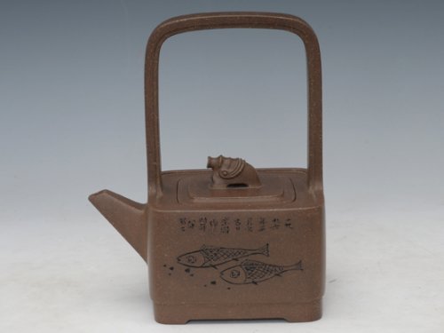 史建中紫砂壶 雀提 