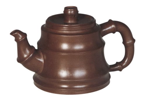 鲁文琴紫砂壶 高竹壶 