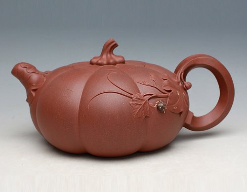 席志紫砂壶 南瓜壶 