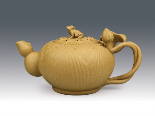 冯盘军紫砂壶 荷塘月色 